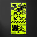 neon travis scott x anti social social club glass case for oppo a7 image