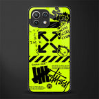 neon travis scott x anti social social club glass case for mi 11 lite image