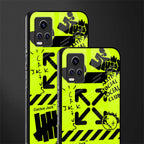 neon travis scott x anti social social club back phone cover | glass case for vivo y73