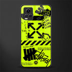 neon travis scott x anti social social club back phone cover | glass case for vivo y73