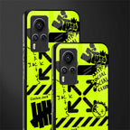 neon travis scott x anti social social club glass case for vivo x60 pro image-2