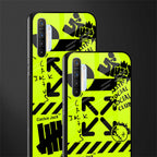 neon travis scott x anti social social club glass case for realme x2 image-2
