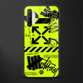 neon travis scott x anti social social club glass case for realme xt image