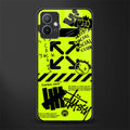 neon travis scott x anti social social club glass case for vivo y75 5g image