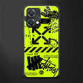 neon travis scott x anti social social club back phone cover | glass case for realme 9 pro 5g