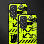 neon travis scott x anti social social club glass case for poco m4 pro 5g image-2