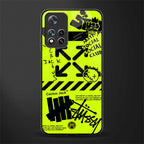 neon travis scott x anti social social club glass case for poco m4 pro 5g image