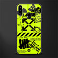 neon travis scott x anti social social club glass case for samsung galaxy a20s image