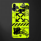 neon travis scott x anti social social club glass case for samsung galaxy a20s image
