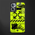 neon travis scott x anti social social club glass case for oneplus nord ce 2 5g image