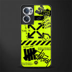neon travis scott x anti social social club glass case for oneplus nord ce 2 5g image