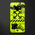neon travis scott x anti social social club glass case for samsung galaxy note 9 image