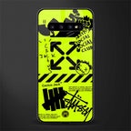 neon travis scott x anti social social club glass case for samsung galaxy s10 image