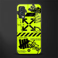 neon travis scott x anti social social club glass case for oneplus nord 2 5g image
