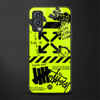 neon travis scott x anti social social club glass case for oneplus nord 2 5g image