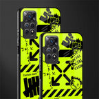 neon travis scott x anti social social club glass case for redmi note 11s image-2