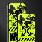 neon travis scott x anti social social club glass case for vivo y12 image-2