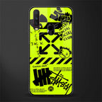 neon travis scott x anti social social club glass case for vivo y17 image