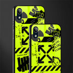 neon travis scott x anti social social club glass case for vivo y91i image-2