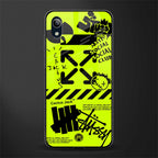 neon travis scott x anti social social club glass case for vivo y91i image