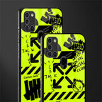 neon travis scott x anti social social club glass case for samsung galaxy a21s image-2