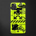 neon travis scott x anti social social club glass case for samsung galaxy a21s image