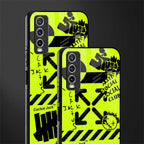 neon travis scott x anti social social club glass case for vivo y20i vivo y20t image-2