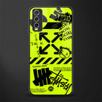 neon travis scott x anti social social club glass case for vivo y20i vivo y20t image