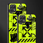 neon travis scott x anti social social club glass case for oppo a15 image-2