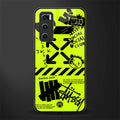 neon travis scott x anti social social club glass case for vivo v20 se image