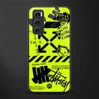 neon travis scott x anti social social club glass case for vivo v20 se image