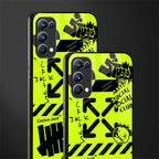 neon travis scott x anti social social club glass case for oppo reno 5 pro image-2