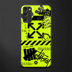 neon travis scott x anti social social club glass case for samsung galaxy s20 fe image