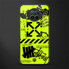 neon travis scott x anti social social club glass case for mi 10i image