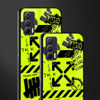 neon travis scott x anti social social club glass case for realme x7 image-2