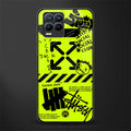 neon travis scott x anti social social club glass case for realme 8 pro image