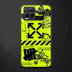 neon travis scott x anti social social club glass case for realme 8 pro image
