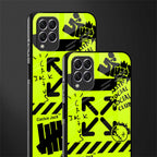 neon travis scott x anti social social club glass case for samsung galaxy f62 image-2