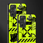 neon travis scott x anti social social club glass case for redmi note 10 pro image-2