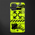 neon travis scott x anti social social club glass case for oppo f19 pro image