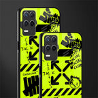neon travis scott x anti social social club glass case for realme 8 5g image-2