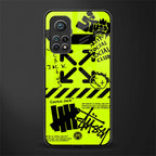 neon travis scott x anti social social club glass case for mi 10t 5g image