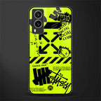 neon travis scott x anti social social club glass case for vivo v21e 5g image
