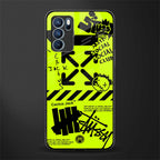 neon travis scott x anti social social club glass case for oppo reno6 pro 5g image