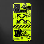 neon travis scott x anti social social club glass case for vivo y21 image