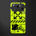 neon travis scott x anti social social club glass case for mi 11 ultra 5g image