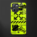 neon travis scott x anti social social club glass case for realme c35 image