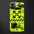 neon travis scott x anti social social club glass case for vivo y15s image