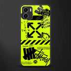 neon travis scott x anti social social club glass case for vivo y15s image