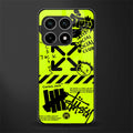 neon travis scott x anti social social club glass case for oneplus 10 pro 5g image